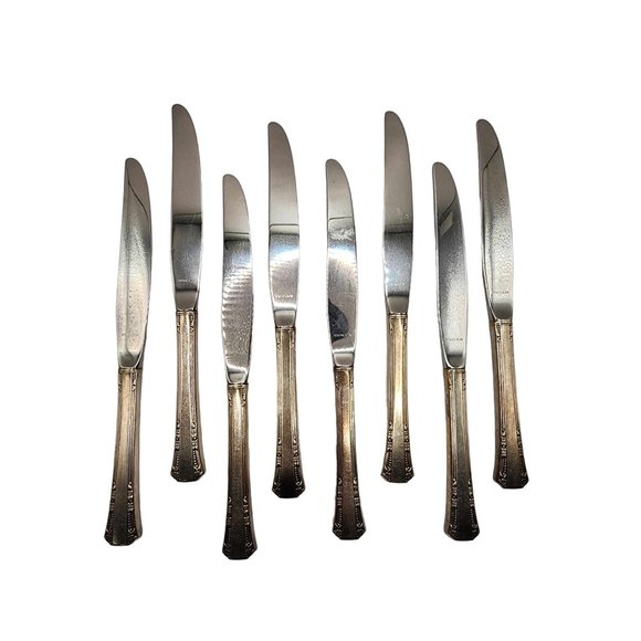 24 Pc Oneida Ltd 1881 Rogers Flatware Set Forks Spoons Knives Dining Kitchen - Picture 7 of 8